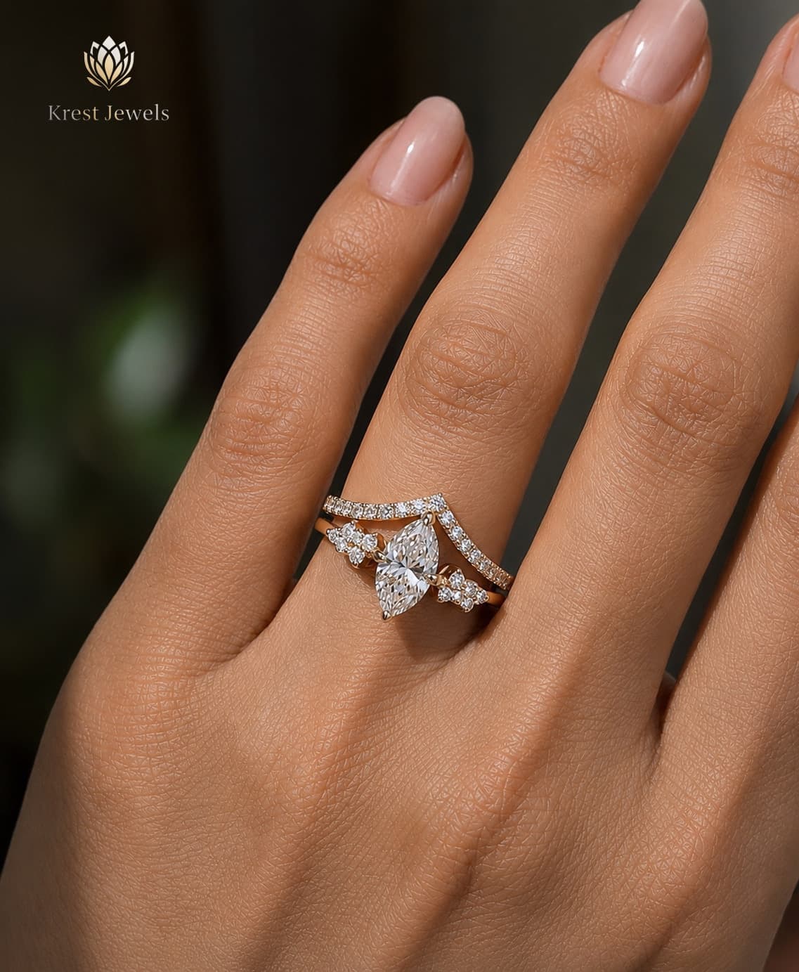 Marquise Solitaire Ring